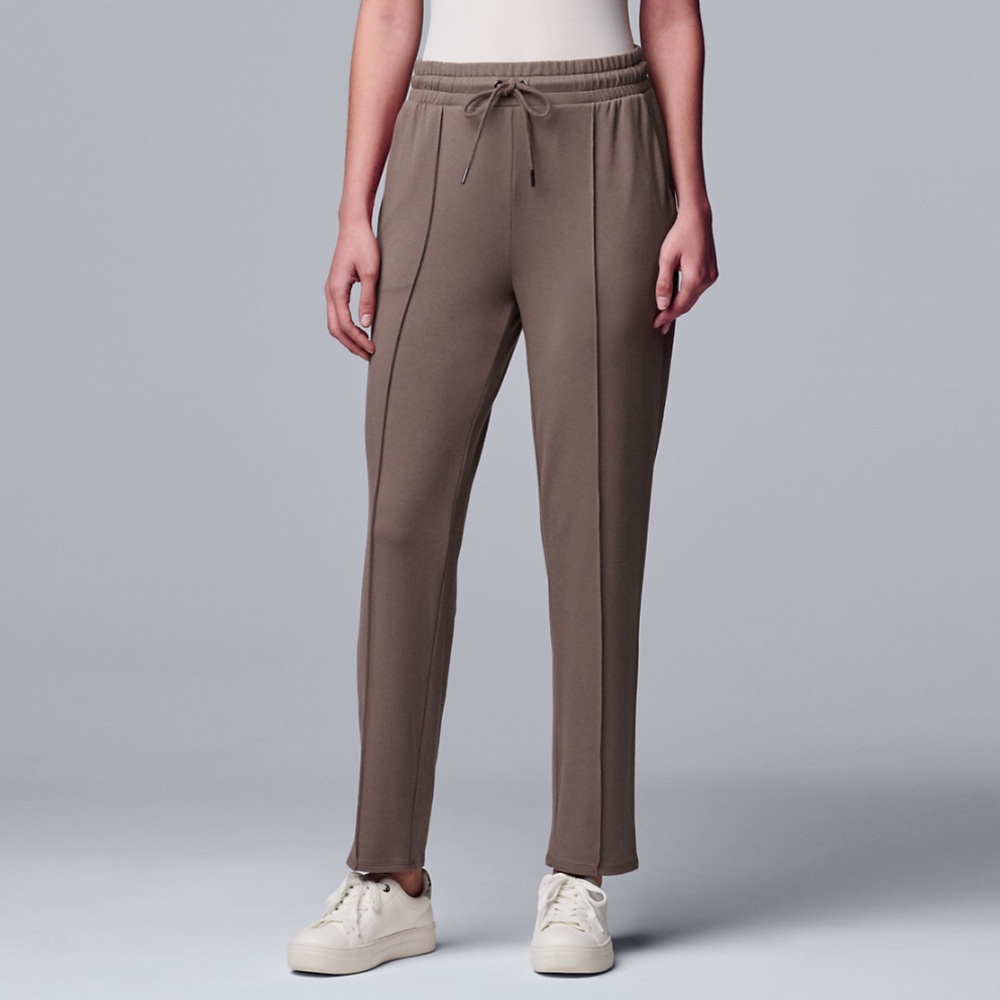 Vera Wang soft pull on pants M NWT